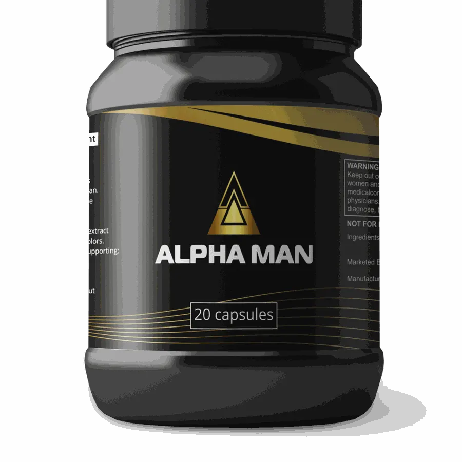 Alpha Man — foto del envase 1