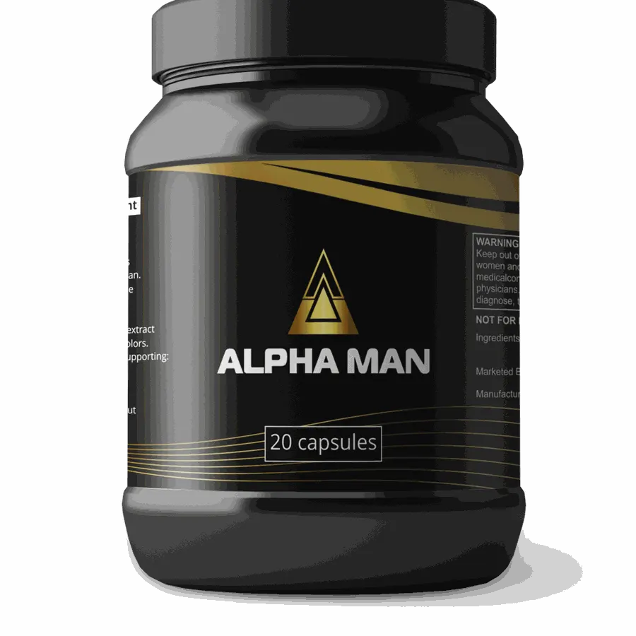 Alpha Man — foto del envase 2