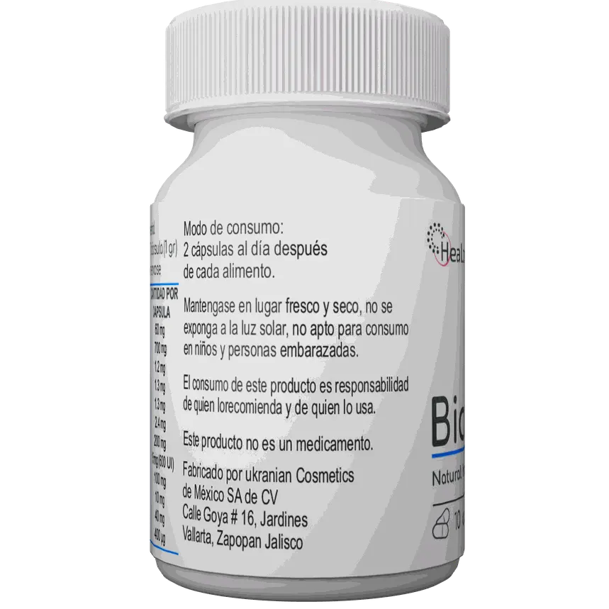 Biozin — fotografía del empaque