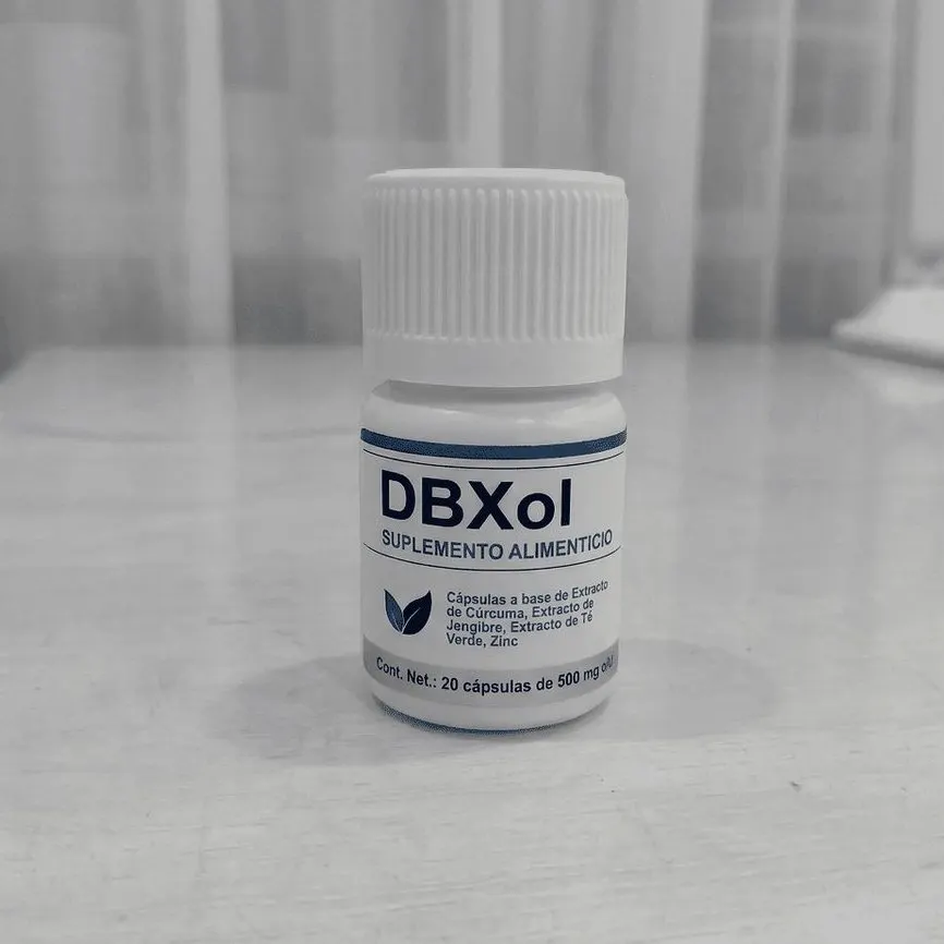 DBXol — fotografía del empaque 1