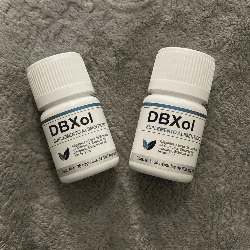 DBXol — fotografía del empaque 2