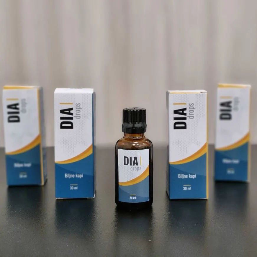 DIA drops — фотографија од пакувањето