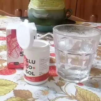 Glucosol — Aufnahme