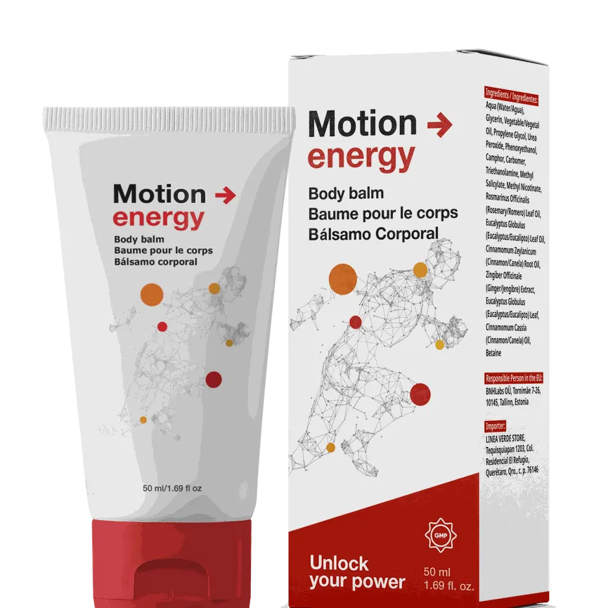 Motion Energy — fotografía del empaque 2